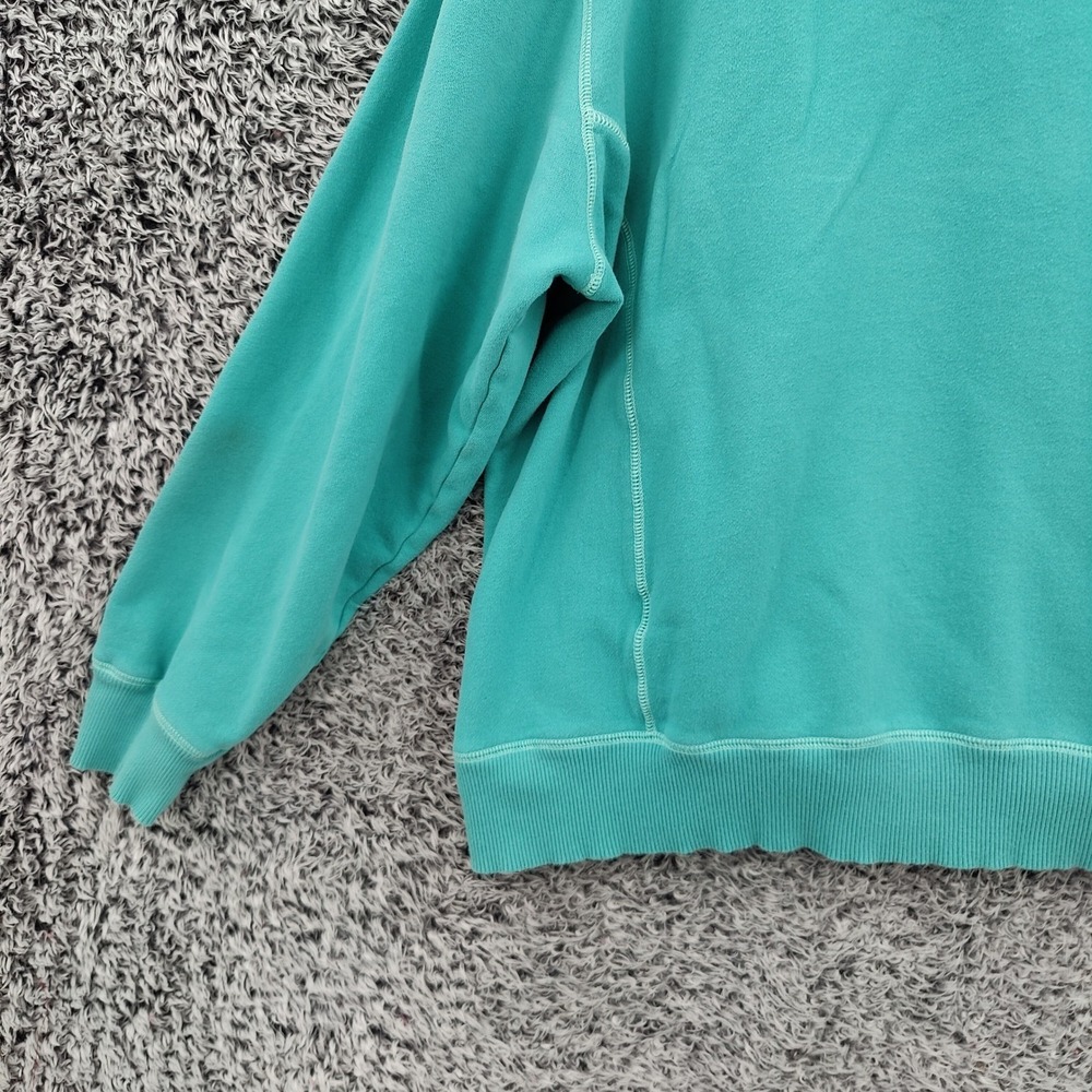 Life is Good Women Gorpcore Granola Zip Hoodie XXL Teal Relaxed Fit Fleece Logo - Picture 14 of 16